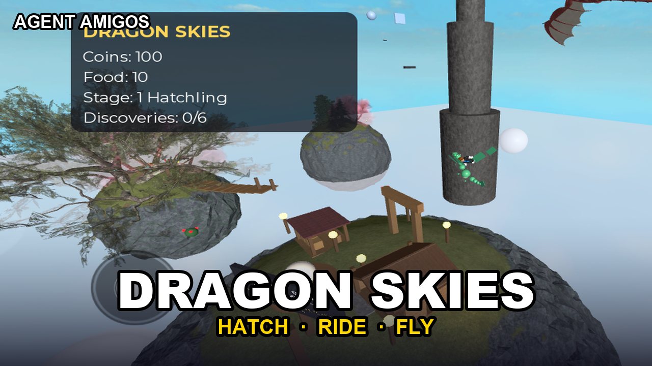 Dragon Skies — hatch an egg and fly your dragon over sky islands